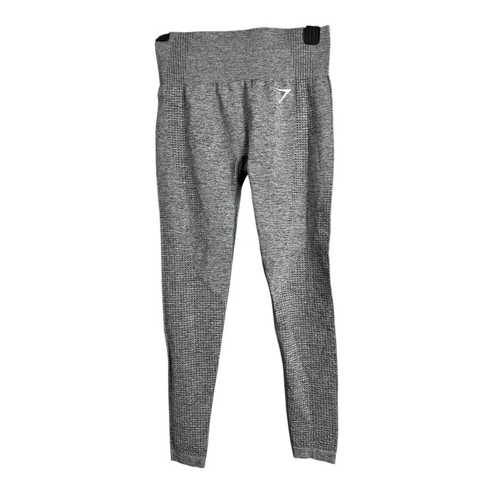 Gymshark Womens Athletic Pants Leggings Stretch S Small Gray Running Yoga